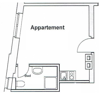 1 Raum Studentenwohnung Bochum