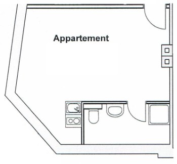 1 Raum Studentenwohnung Bochum