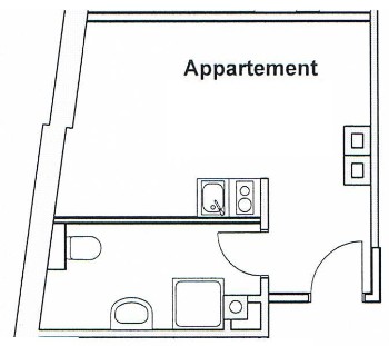 1 Raum Studentenwohnung Bochum